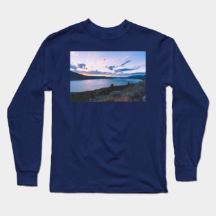 Okanagan Lake Sunset View Long Sleeve T-Shirt